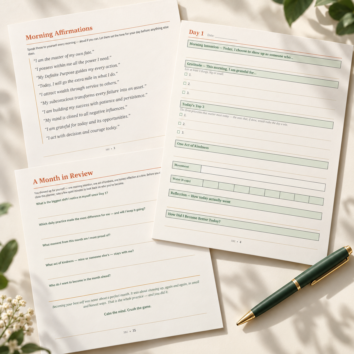 Me Tomorrow: 31-Day Intentional Growth Planner