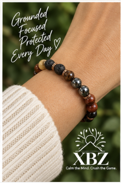 Grounding & Protection Crystal Aromatherapy Bracelet