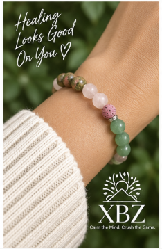 Heart & Healing Crystal Aromatherapy Bracelet