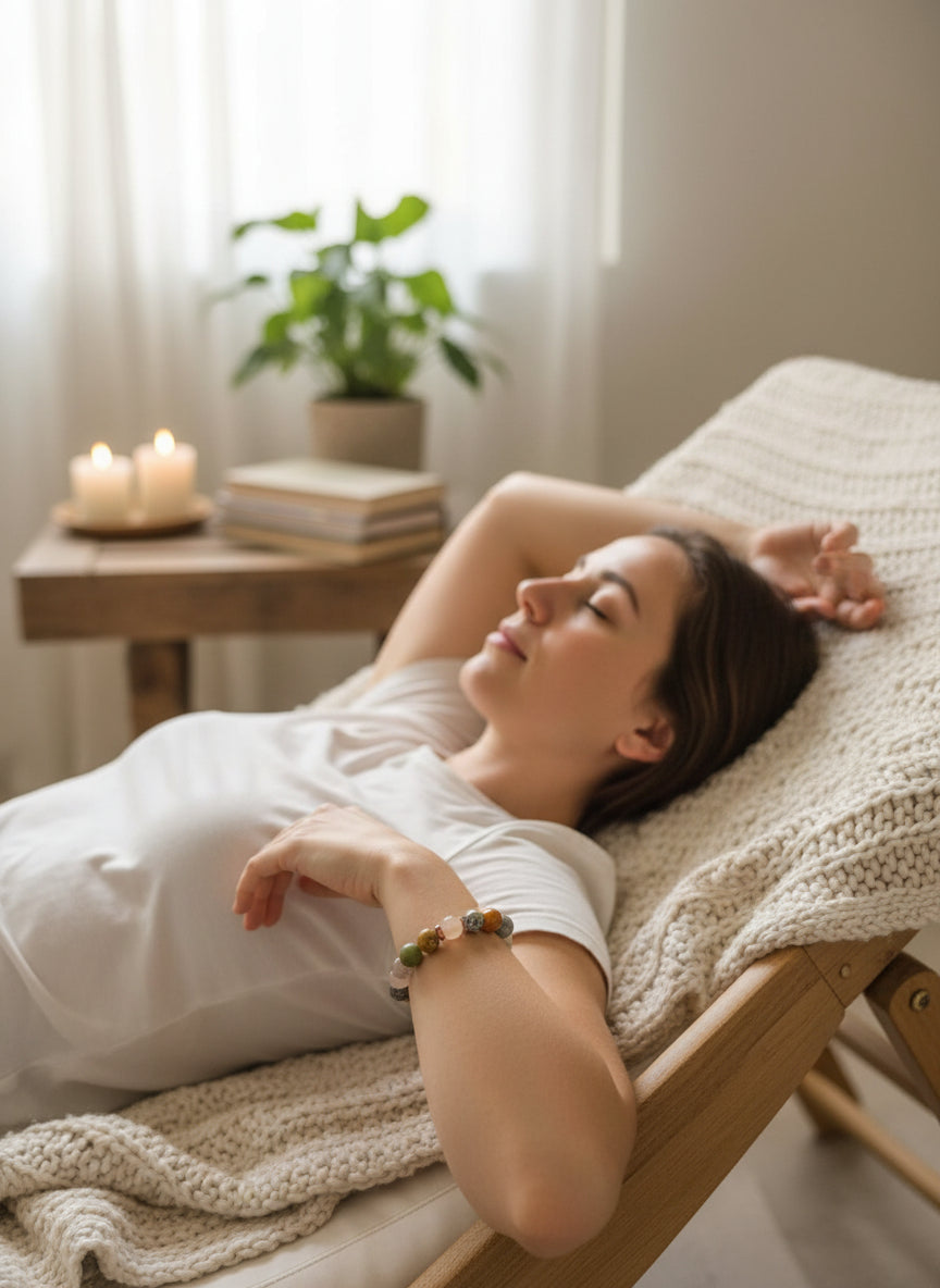 crystal aromatherapy bracelet - spiritual awakening