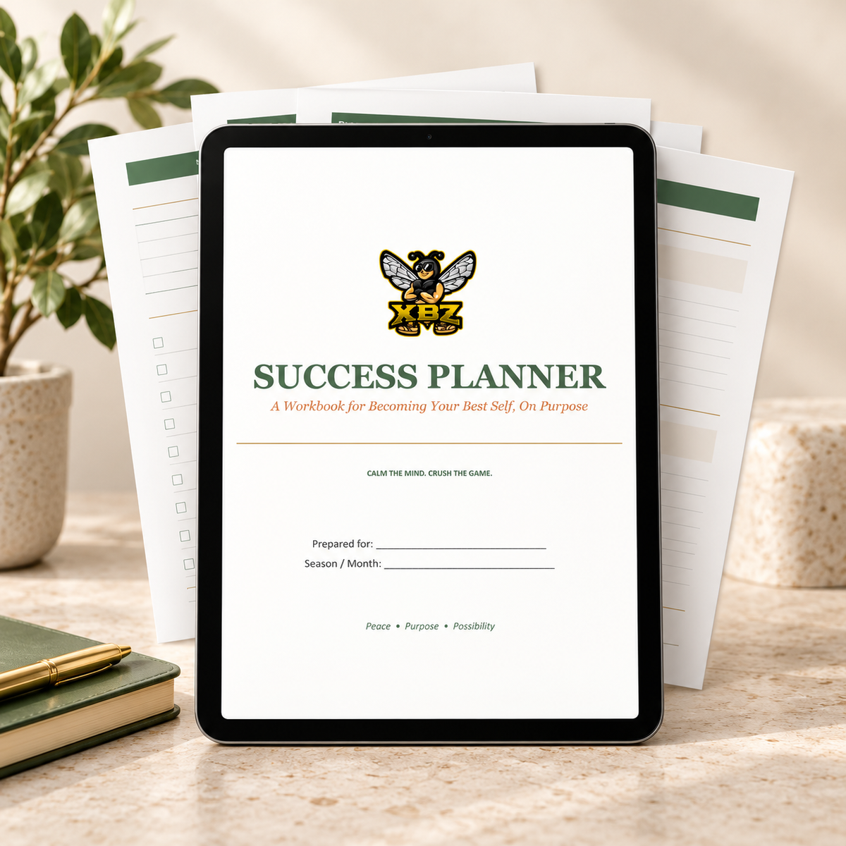 XBZ Success Planner: A Workbook for Becoming Your Best Self