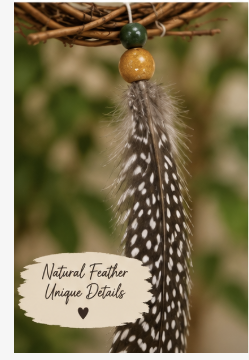 Grapevine feather closeup